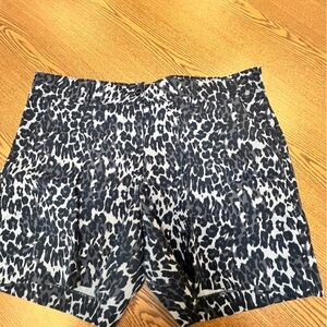 Leopard print shorts